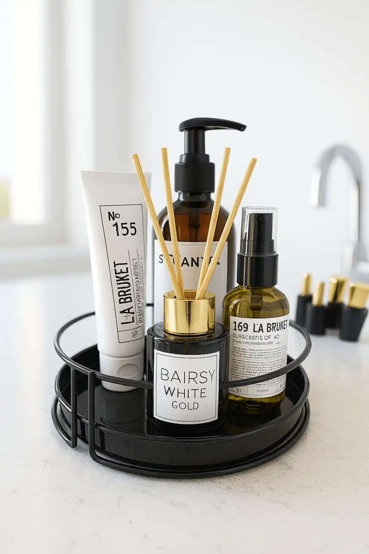 Sas Haus Siyah Tek Katlı Kozmetik ve Takı Organizeri Modern ve Çok Amaçlı Kullanım İmkanıyla