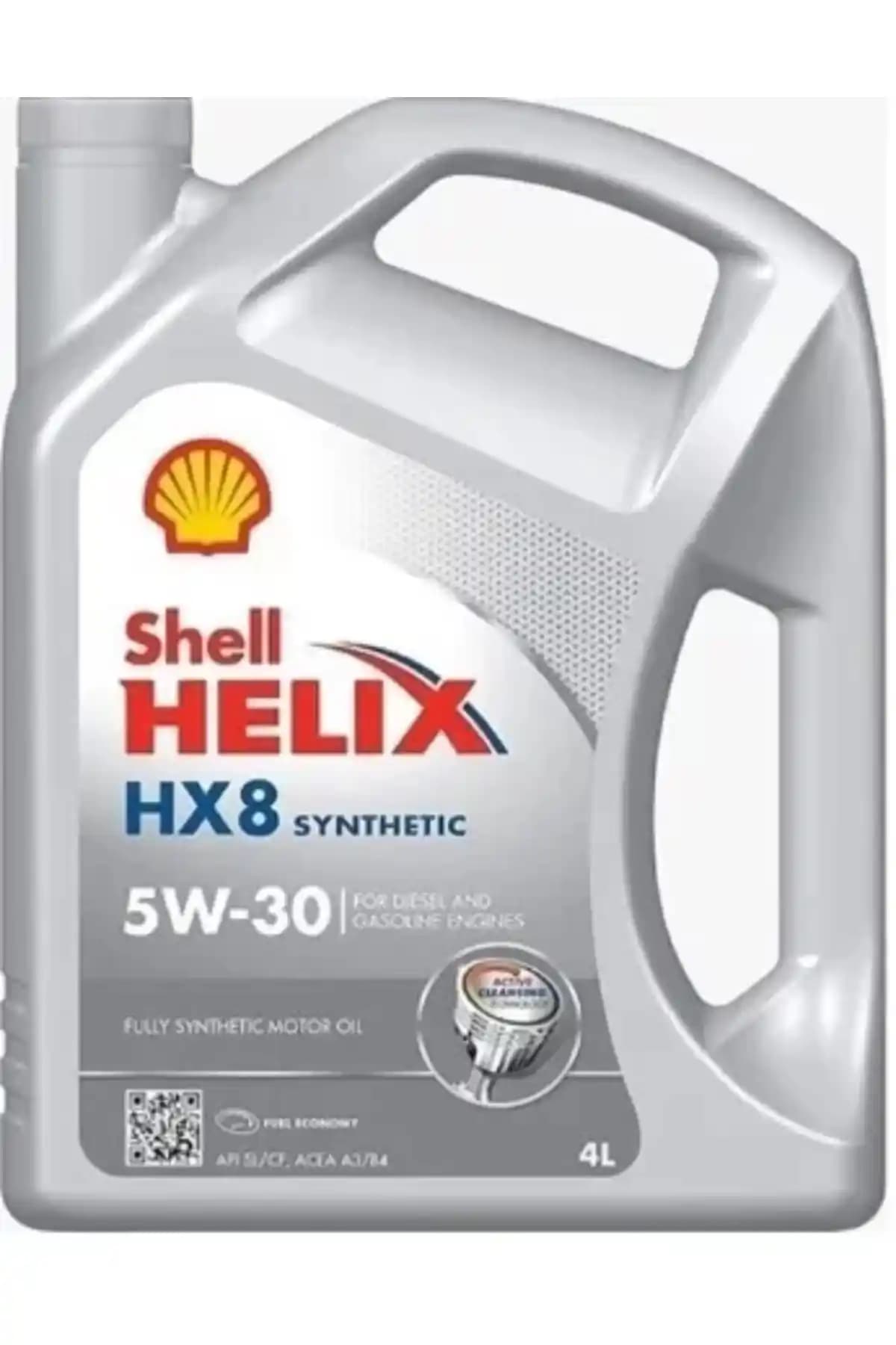 Shell Helix HX8 5W-30 Sentetik Motor Yağı Türkiye Menşeli Yüksek Performanslı Yağ