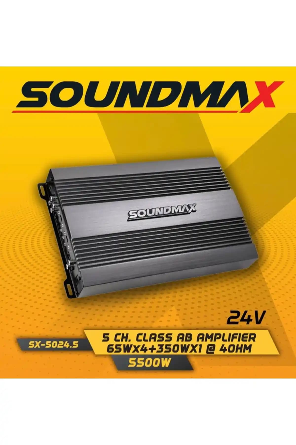 Soundmax SX-5024.5 Profesyonel Otomobil Amfisi ile Güçlü Ses Deneyimi ve Kalite