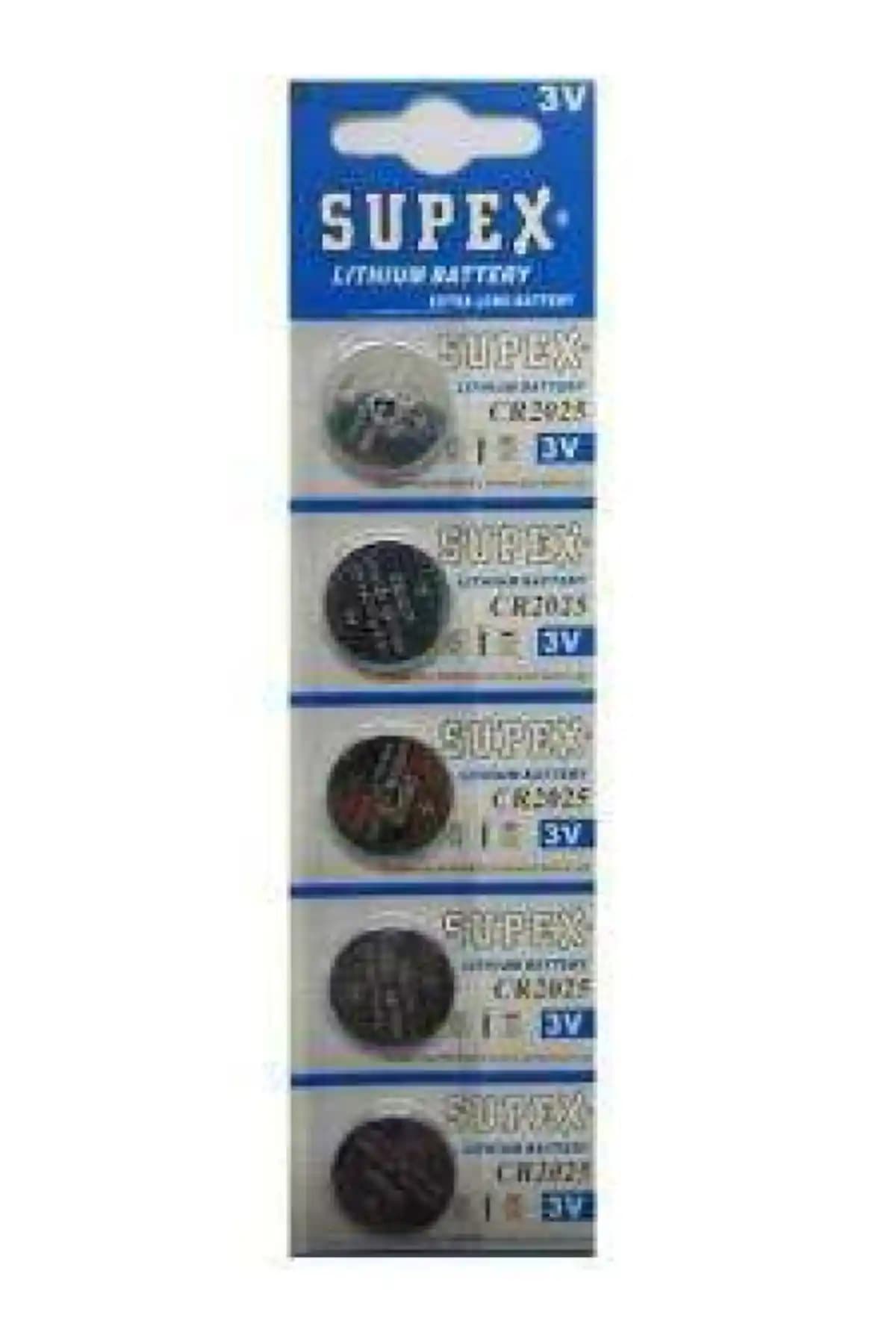 Supex CR2025 3V Lityum Pil: Güç ve Güvenilirlik Sunan Dayanıklı Enerji Kaynağı