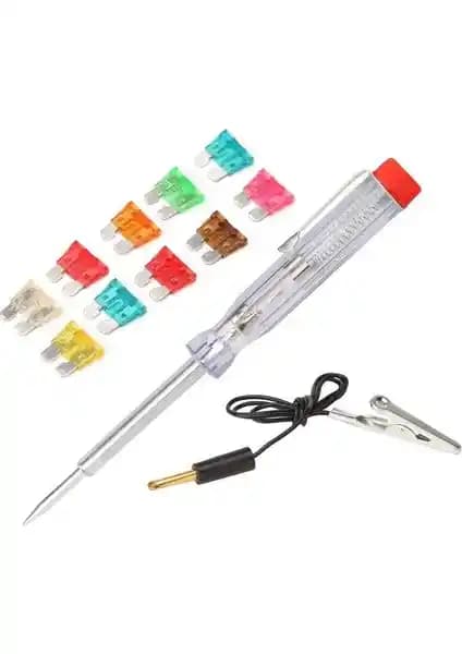 Techmaster Profesyonel Araç Elektrik Test Kalemi ve Yedek Sigorta Seti İncelemesi