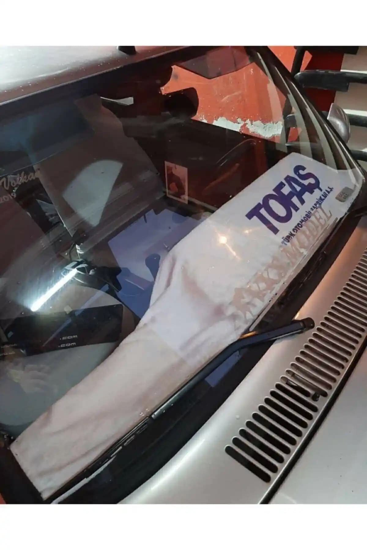 Tofaş Havlu Torpido Havlusu Opar Beyaz - Şık ve Fonksiyonel İç Aksesuar