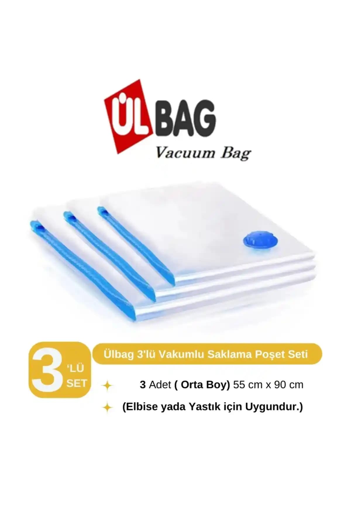 ÜLBAG Vakumlu Poşet Seti: Modern ve Pratik Saklama Çözümü ile Eşyalarınızı Koruyun