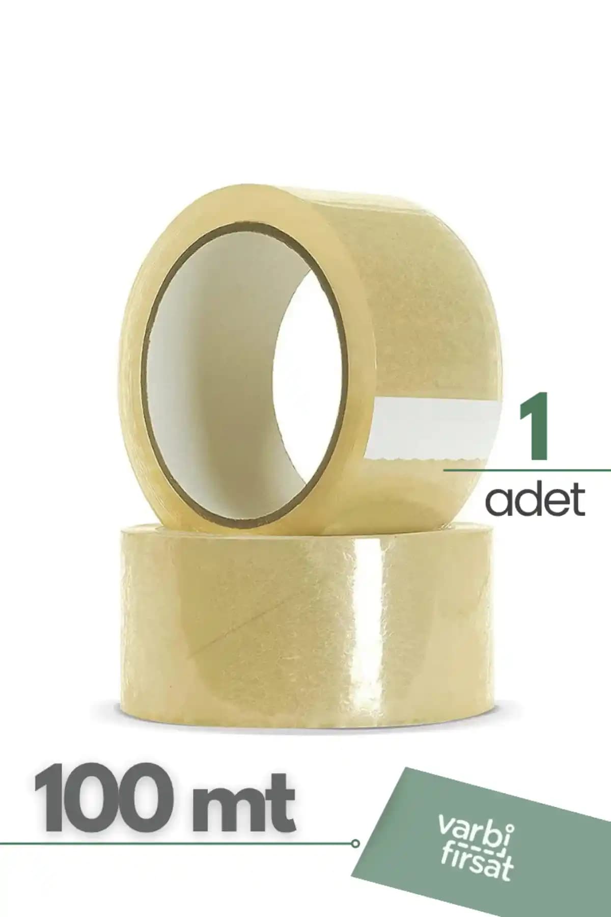 Varbifırsat Şeffaf Koli Bantı Güçlü Yapışma ve Estetik Tasarım ile Çok Amaçlı Kullanım