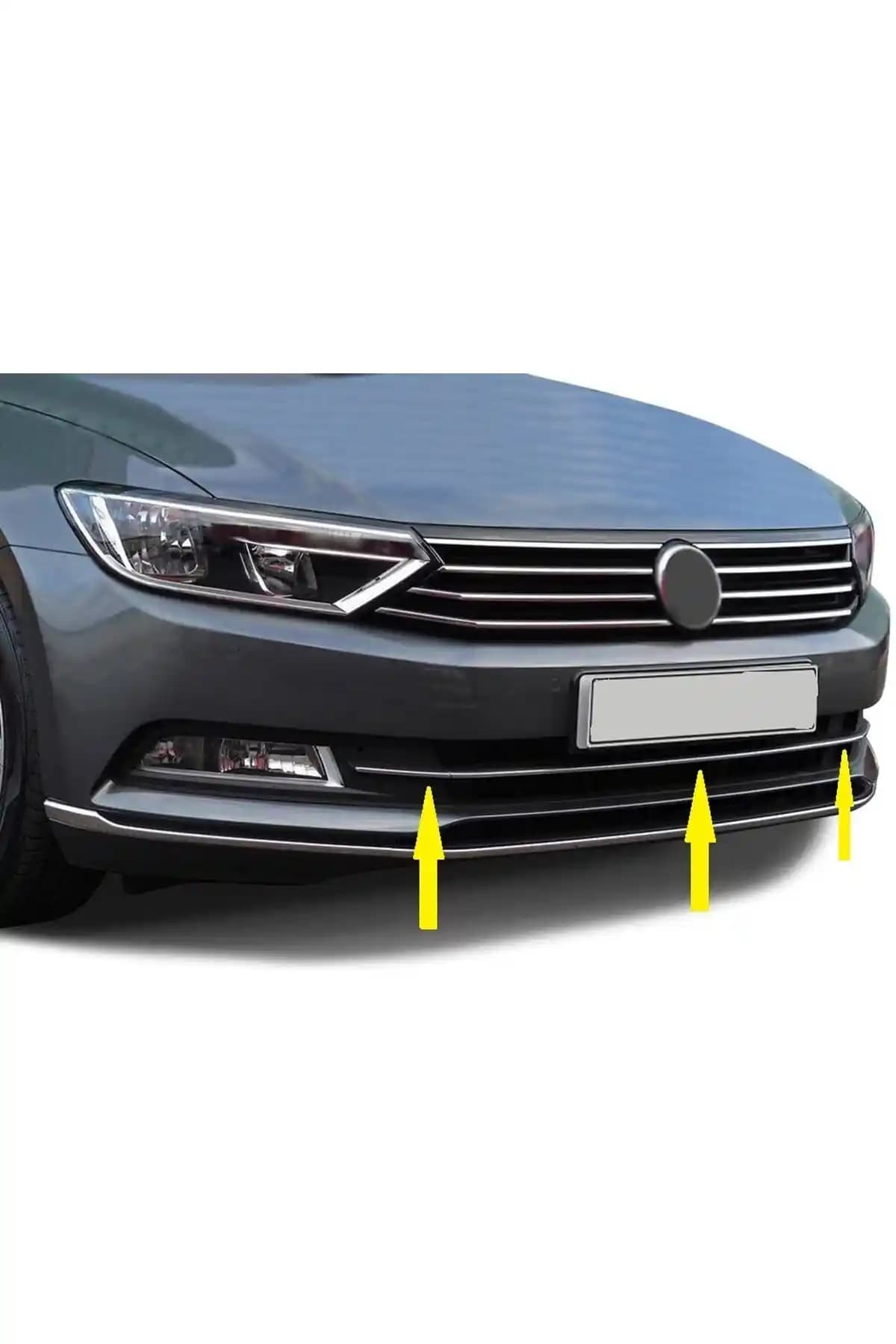 Volkswagen Passat B8 İçin Krom Ön Tampon Çıtası Kalite ve Estetiği Bir Arada Sunar
