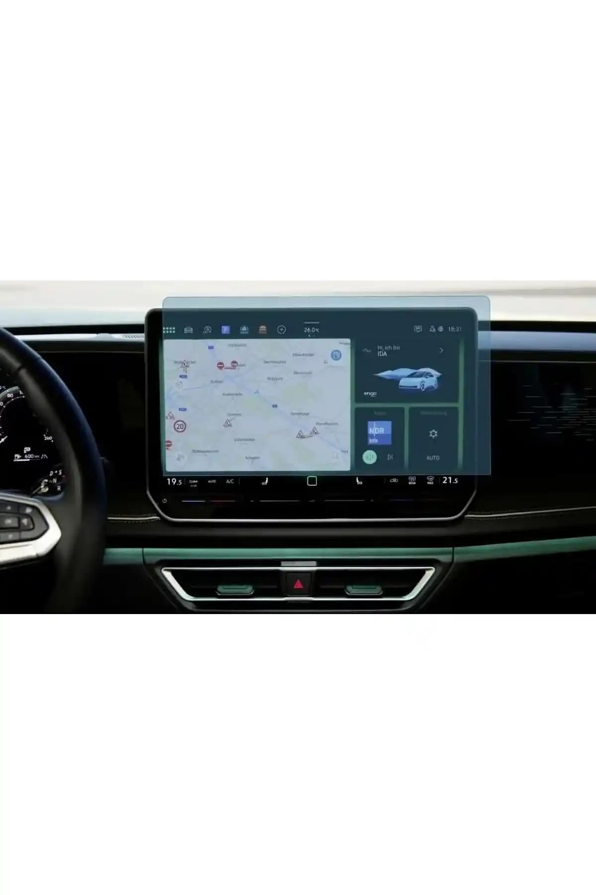 Volkswagen Tiguan E-tsi 2024 için 12.9 inç Nano Ekran Koruyucu ve Multimedya Uyumlu Ürün