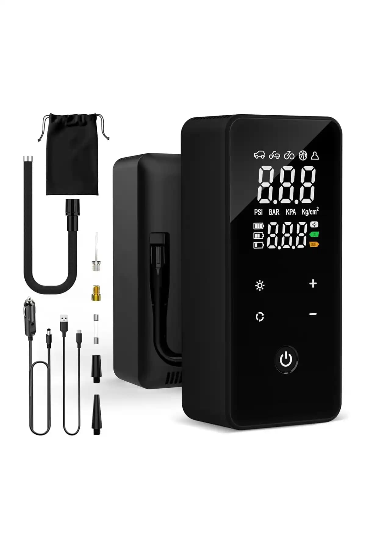 Whirtz 150 PSI Taşınabilir Şarjlı Hava Pompası ile Hızlı ve Güvenilir Şişirme Çözümleri