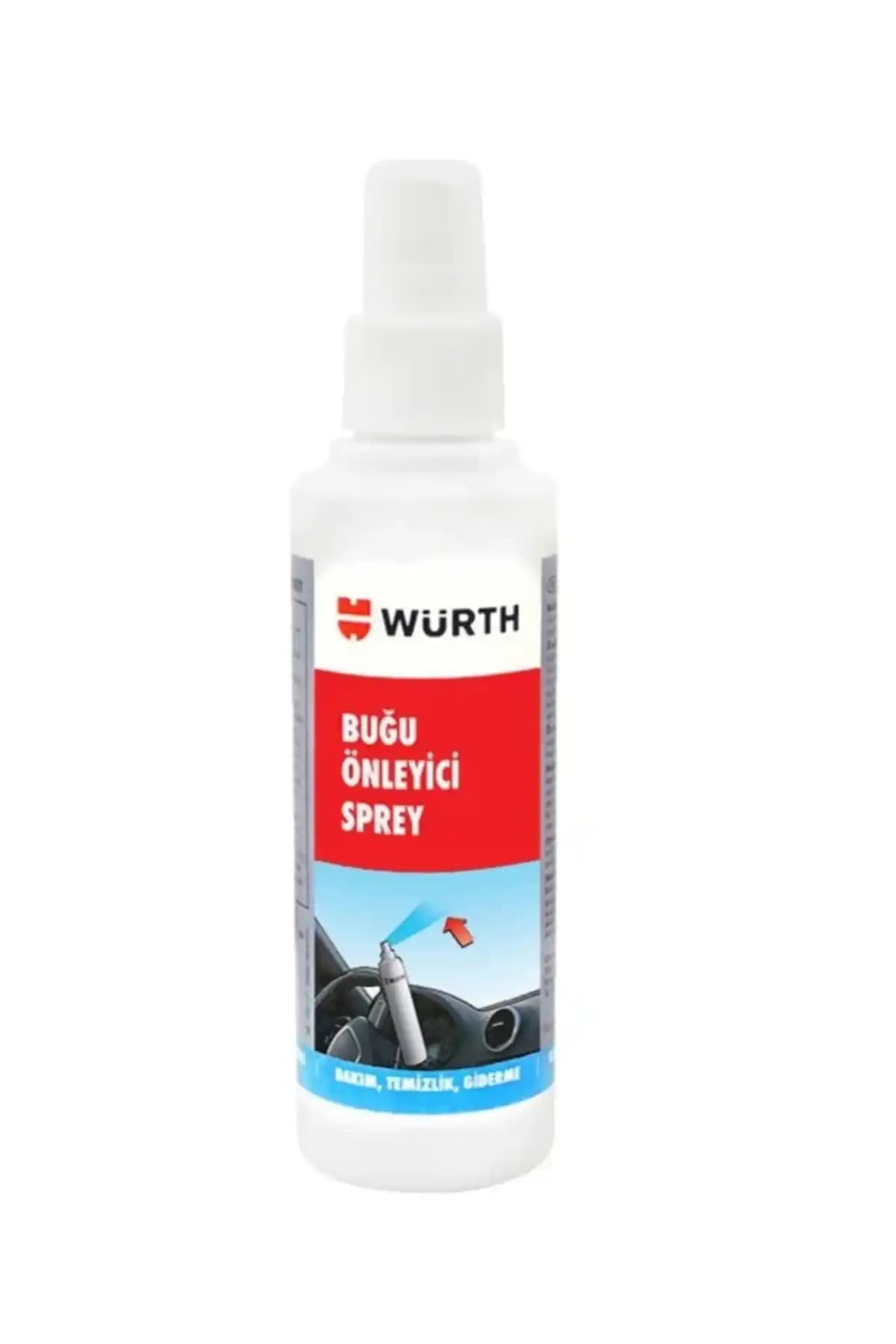 Würth Buğu Önleyici Sprey 150 ML ile Camlarınızda Netlik ve Güvenlik Artırın