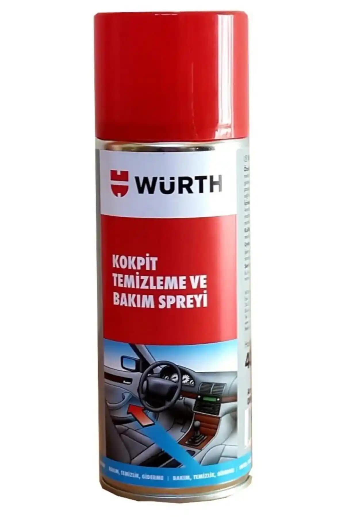Würth Kokpit Temizleme ve Bakım Spreyi: Araç İç Mekanlarının Temizliği ve Korunması İçin Uygun Çözüm