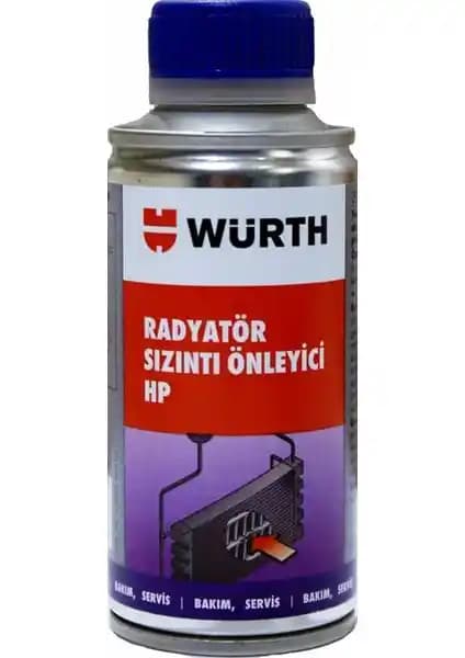 Würth Radyatör Sızıntı Önleyici: Mikro Çatlakları Kapatan Güvenilir Soğutma Koruyucu