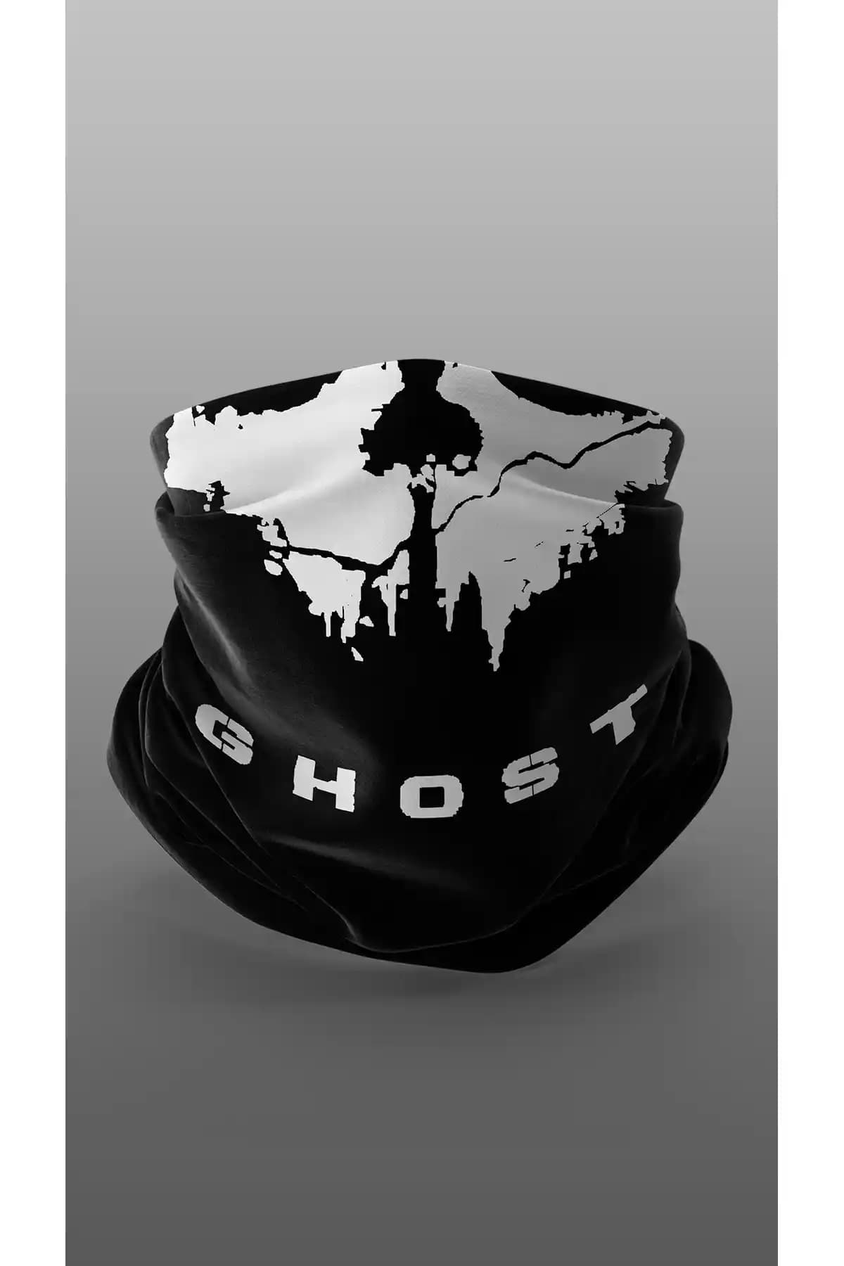 Yeles Ghost Motorcu Buff Maske: Dayanıklı ve Çok Yönlü Outdoor Boyunluk ve Maske