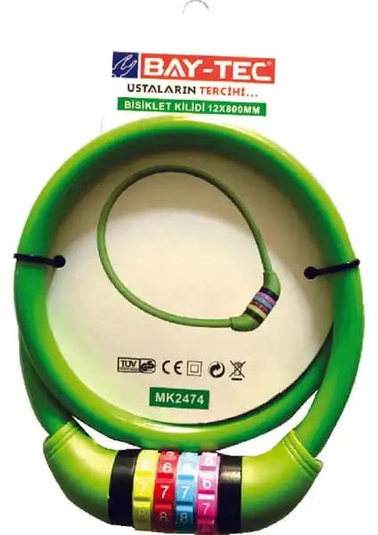 Bay-Tec Şifreli Bisiklet Kilidi Güvenli ve Dayanıklı Tasarımıyla Öne Çıkar