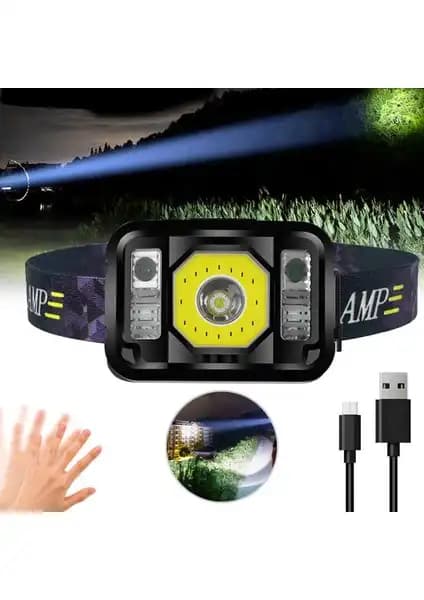 Black Watton WT-024 sensörlü ve sinyalli kafa lambası yüksek performanslı aydınlatma çözümü