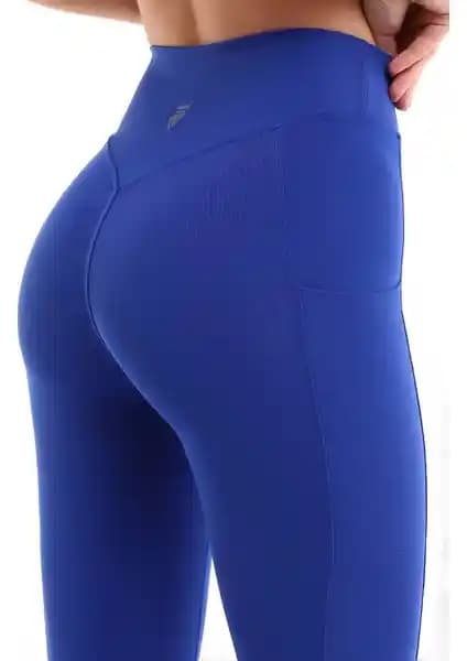 Emfure Bayan Uzun Yüksek Bel Cepli Sporcu Taytı Günlük ve Spor Kullanımı İçin Uygun