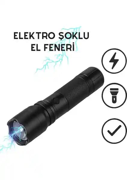 Feer Teknoloji Çift Fonksiyonlu El Feneri Güvenlik ve Aydınlatma Çözümü