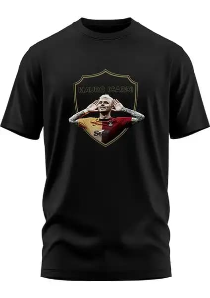 Galatasaray Icardi Lisanslı Erkek T-Shirt Spor ve Moda Tutkunları İçin Uygun Seçenek