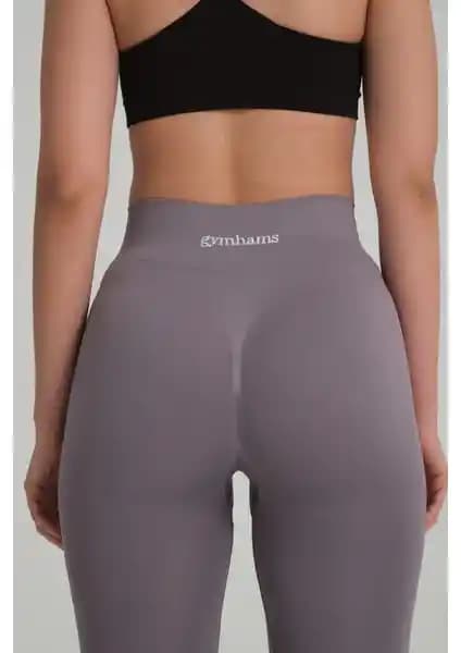 Gymhams Kalçası Büzgülü Push Up Yüksek Bel Spor Taytı Şekillendirme ve Konfor Sağlar