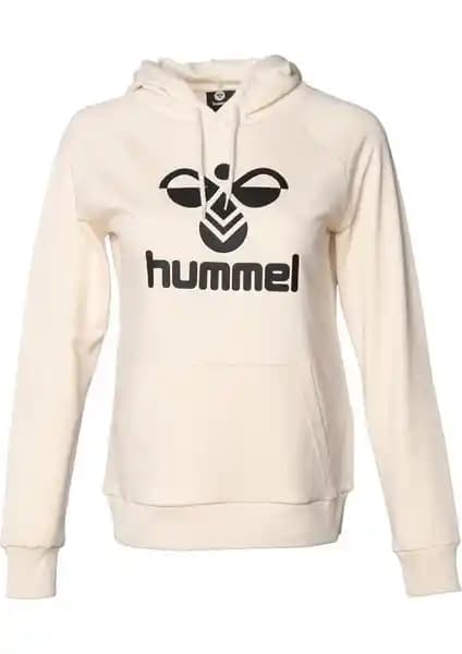 Hummel Billund Kadın Ekru Kapüşonlu Sweatshirt: Şıklık ve Konfor Sunan Günlük Giyim Parçası