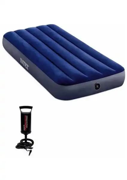 Intex Dura-Beam Tek Kişilik Şişme Yatak: Dayanıklı ve Pratik Kamp ve Ev Kullanımı