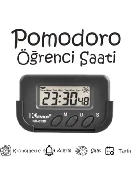 Kenko Pilli Kronometre ve Alarmlı Mini Digital Masa Saati Ürün Tanıtımı ve Özellikleri