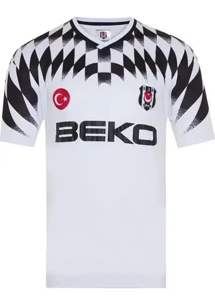 Krtlyvs Beşiktaş Retro Beko Kısa Kol Beyaz Forma: Şıklık ve Performansın Buluşması