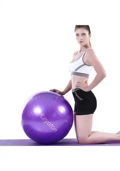 Leyaton 75 cm Pilates Topu Sağlıklı ve Dengeleyici Egzersiz Arkadaşı