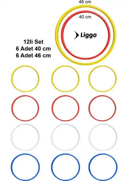 Liggo 12LI Koordinasyon Çemberi: Çok Yönlü Antrenman ve Motor Gelişim Aracı