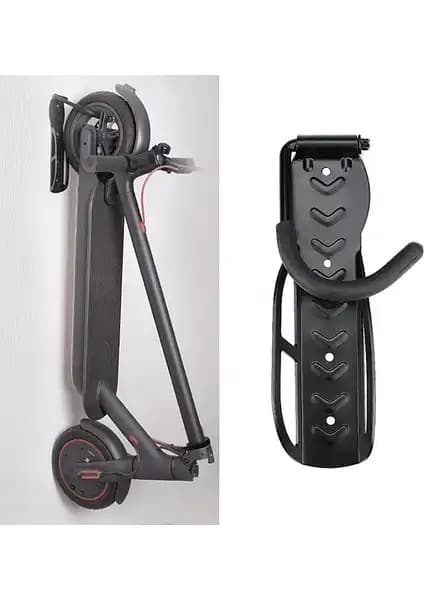 Modern şehir yaşamı için pratik elektrikli scooter ve bisiklet askı aparatı