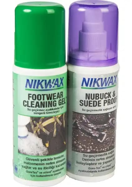 Nikwax Nubuck ve Süet Bakım Paketi: Su Geçirmezlik ve Temizlik Çözümü