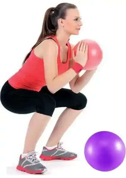 Oliva Nero Delux 20 cm Mor Pilates Topu: Estetik ve Fonksiyonellik Bir Arada