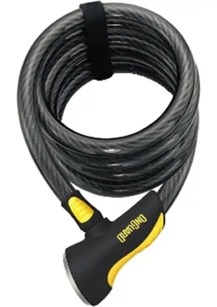 ONGUARD Kilit 8028 Doberman Güçlü ve Dayanıklı Ulaşım Güvenlik Kilidi 185cm Siyah