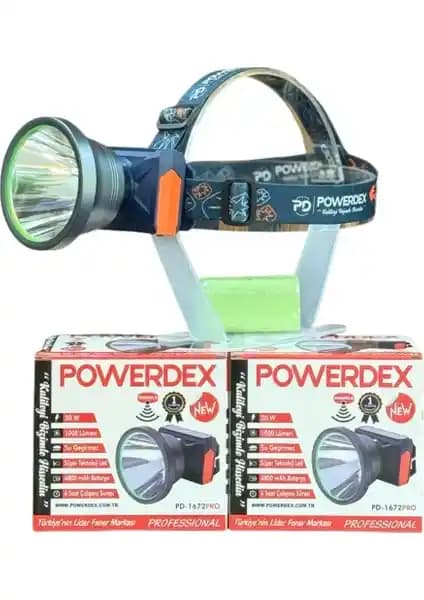 Powerdex PD-1672PRO sensörlü kafa lambası yüksek performanslı ve dayanıklı tasarımıyla çok yönlü kullanım sağlar