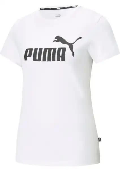Puma Ess Logo Kadın T-Shirt Günlük ve Spor Kullanımına Uygun Şık Tasarım