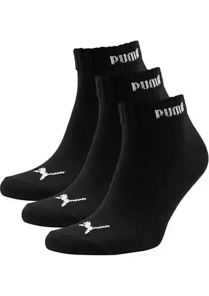 Puma Quarter-V 3P Unisex Çorap Günlük Kullanım İçin Konfor ve Şıklık Sunar