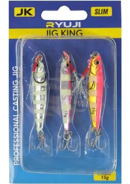 Ryuji Jig King Zebra Mix: Çok Yönlü ve Etkili Balık Avı Jig Yemleri Ürünü