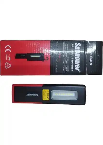 Sappower Şarjlı LED Fener Güçlü Işık ve Pratik Kullanım İçin Tasarlandı