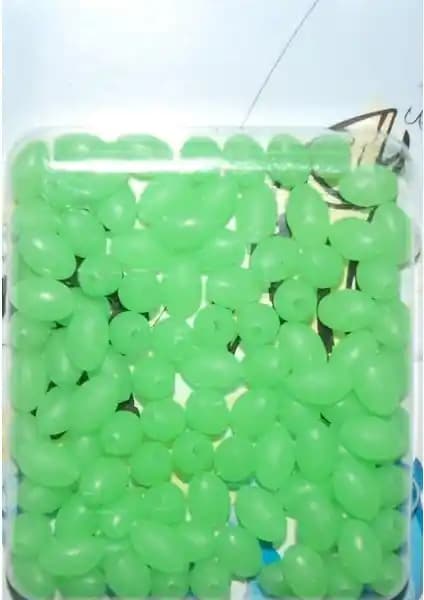 Sasa Fosforlu Oval Yumuşak Boncuk 100'lü Paket 5x8 mm ile Takı ve Dekorasyon Ürünleri