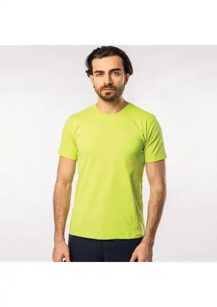 Slazenger SANDER KTN Erkek Tişört Konfor ve Şıklık Sunan Modern Yazlık Giyim Parçası