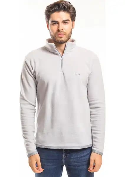 Slazenger SANNE Erkek Polar Gri: Modern ve Fonksiyonel Kış Giyim Seçeneği