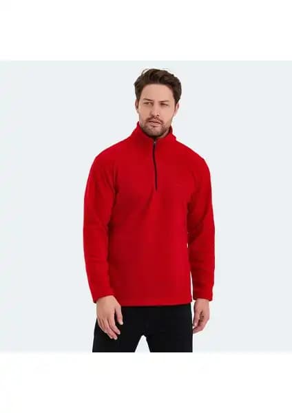 Slazenger SANNE Erkek Polar Kırmızı: Şık ve Konforlu Kış Giyim Seçeneği