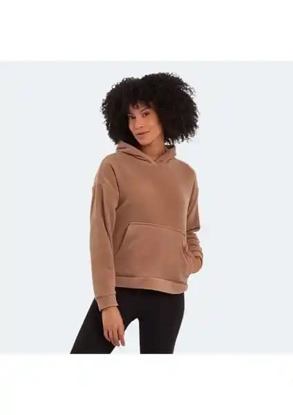 Slazenger SASSA IN Kadın Polar Açık Kahve: Şık ve Konforlu Kış Giyim Seçeneği