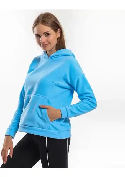 Slazenger SASSA IN Kadın Polar Mavi: Konfor ve Şıklık Sunan Kış Giyim Seçeneği