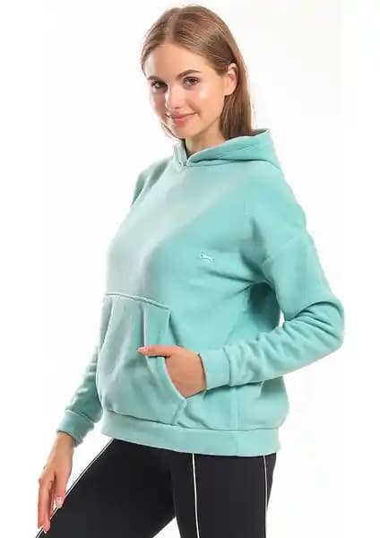 Slazenger SASSA IN Kadın Polar Yeşil: Konfor ve Şıklık Sunan Modern Kış İç Giyim Ürünü