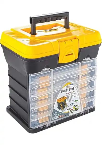 Super-Bag Organizerli Balıkçı Takım Çantası: Dayanıklı ve Çok Fonksiyonlu Taşıma Çözümü