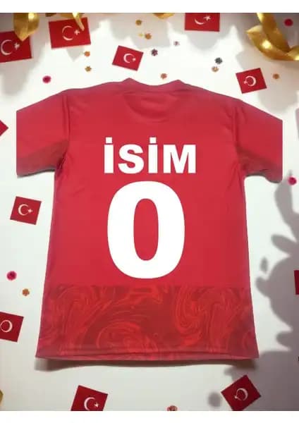 Türkiye Milli Takımına Özel Kişiselleştirilebilir Halı Saha Forması 2023