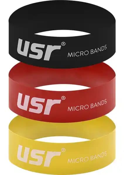 Usr MBS3 3'lü Micro Bant Seti Sporcular ve Egzersiz Tutkunları İçin Uygun