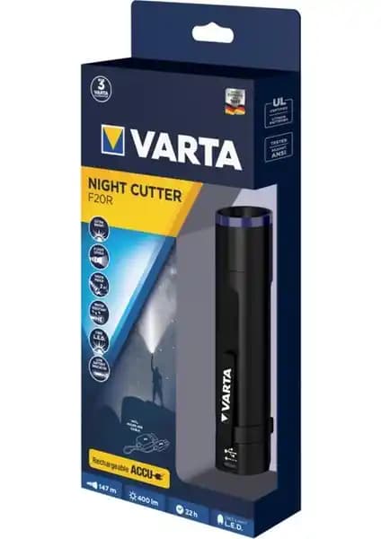 Varta 18900 400 Lümen LED Zoomlu El Feneri: Yüksek Performanslı, Dayanıklı ve Çok Modlu Aydınlatma Cihazı