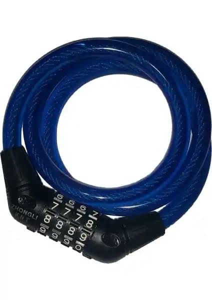 Zhongli 12X1000 mm Hasgül Şifreli Kilit: Güvenli ve Estetik Bisiklet Kilidi Çözümü