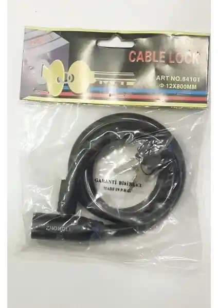 Zhongli Anahtarlı Bisiklet Kilidi Siyah Güvenli ve Dayanıklı Koruma Çözümü