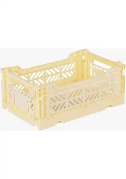 Aykasa 261710 Minibox Cream Katlanabilir Kasa: Çok Yönlü ve Estetik Depolama Çözümü